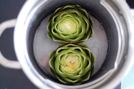 these beautiful steaming artichokes brought to you by popsugar.com